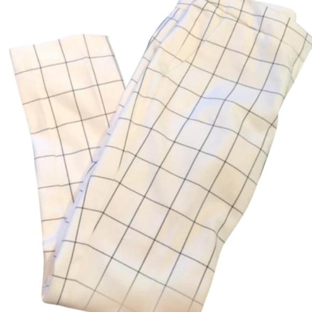 Business Casual Trendy Checked Trousers
